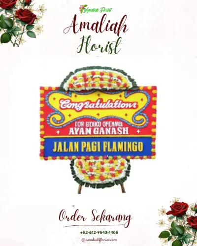Bunga Papan Congratulation di Langut